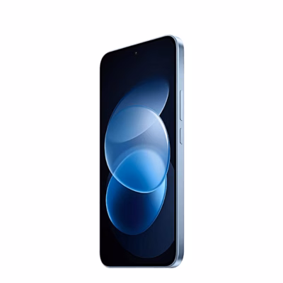 Sinine nutitelefon Xiaomi Redmi Note 17 Pro ekraaniga eest nurga alt