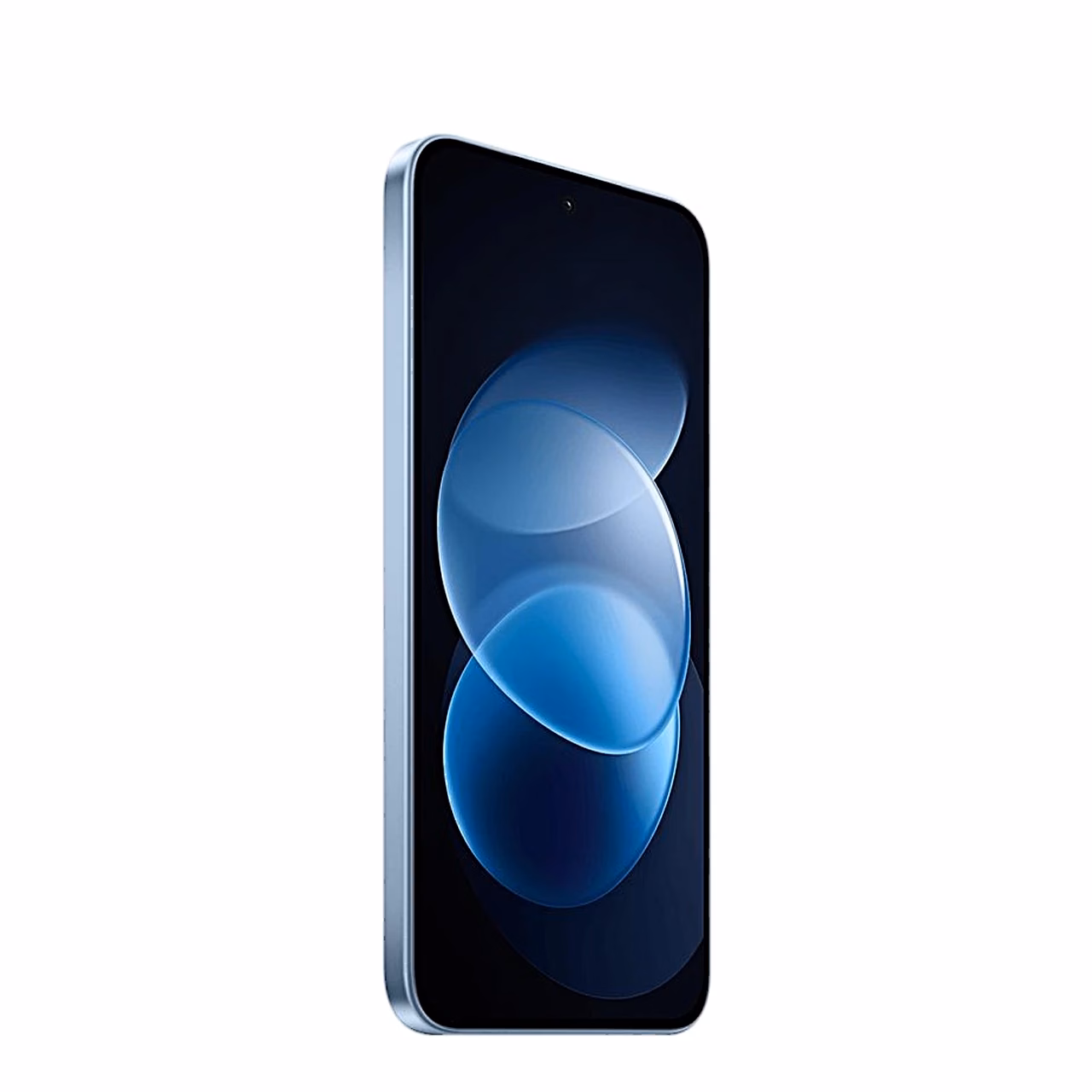 Sinise Xiaomi Redmi Note 17 Pro esikülg kitsa nurga alt