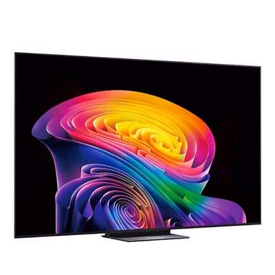 LG OLED83C61LA teler vasakult nurga alt, õhuke ekraan