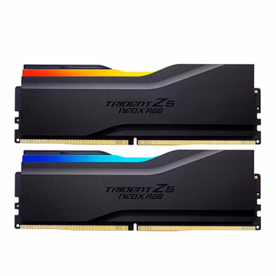 Kaks musta G.Skill Trident Z5 NeoX RGB operatiivmälu moodulit eestvaates
