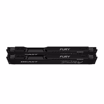 Kaks Kingston FURY Beast DDR4 moodulit teineteise peal küljelt vaadatuna