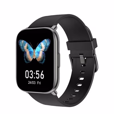 Oromed ORO FIT PRO GT Black 46 mm terasest korpusega nutikell, 1,78" AMOLED ekraan, pulsi- ja verehapnikuandur, veekindel 3ATM, must plastikrihm