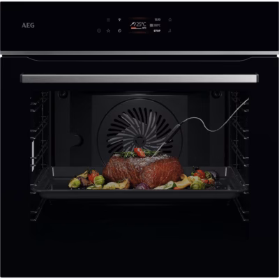 Integreeritav ahi AEG OS6PB631AB, 71 l, pürolüütiline puhastus, Wi‑Fi, must