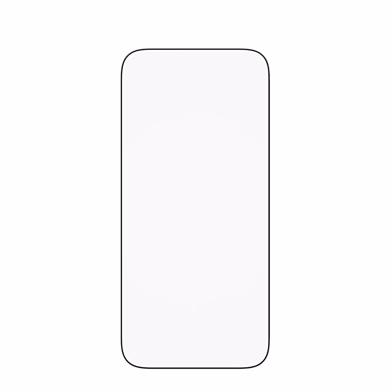 Läbipaistev PanzerGlass Ultra-Wide Fit kaitseklaas iPhone 17 Pro Max jaoks