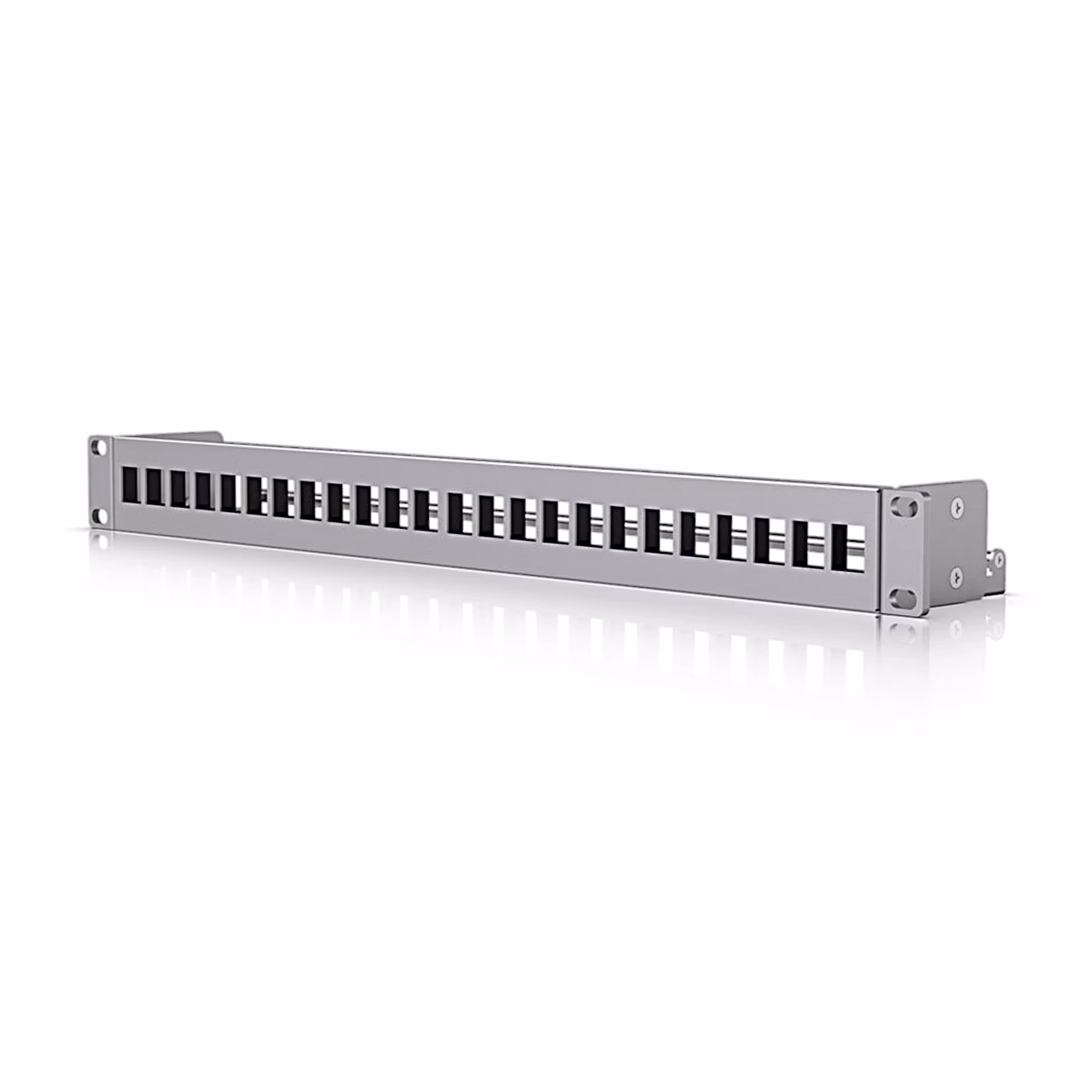 Ubiquiti UACC-Rack-Panel-Patch-Blank-24 24 keystone-pesaga esipaneel viltu vaates