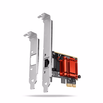 PCIe-võrgukaart AXAGON PCEE-GIX, standardne ja madala profiiliga kinnitusplaat