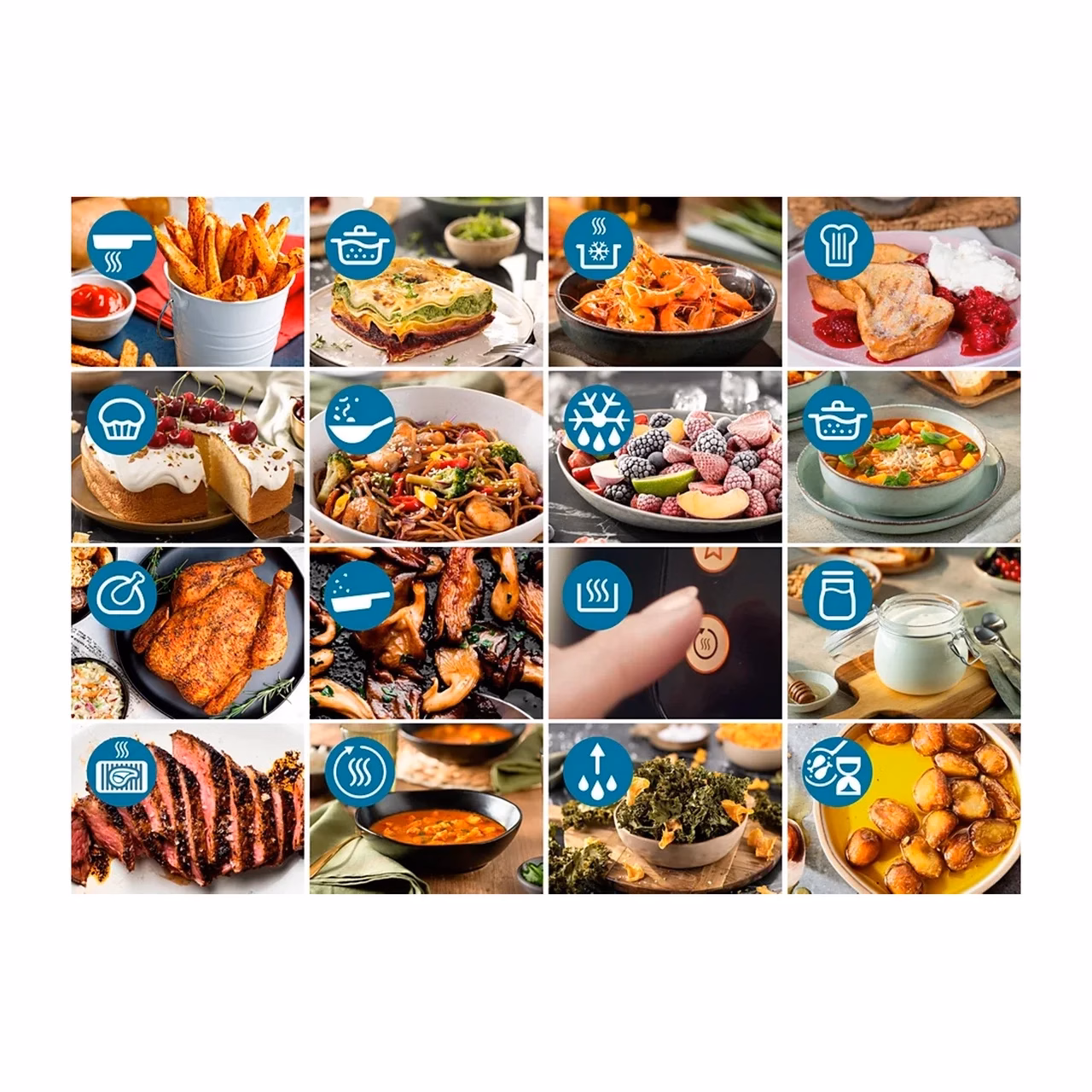 Philips Airfryer NA332/00 digitaalne juhtpaneel kasutuses