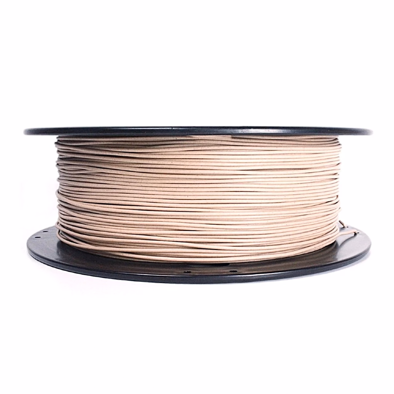 Flashforge PLA puidutoonis filament rullile keritult, külgvaade