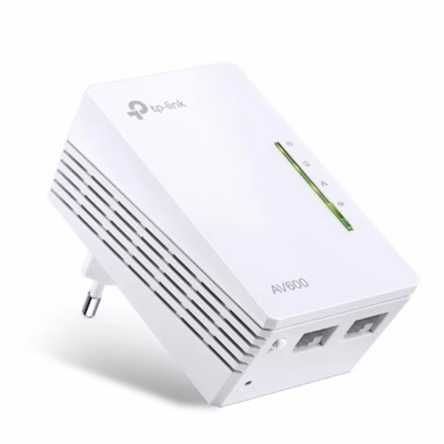 Powerline-adapter TP-Link TL-WPA4220 kolmveerandvaates, all kaks LAN-porti