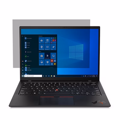 Lenovo 4XJ1U03944 privaatsusfilter ja Lenovo X1 Carbon Gen9 sülearvuti kõrvuti