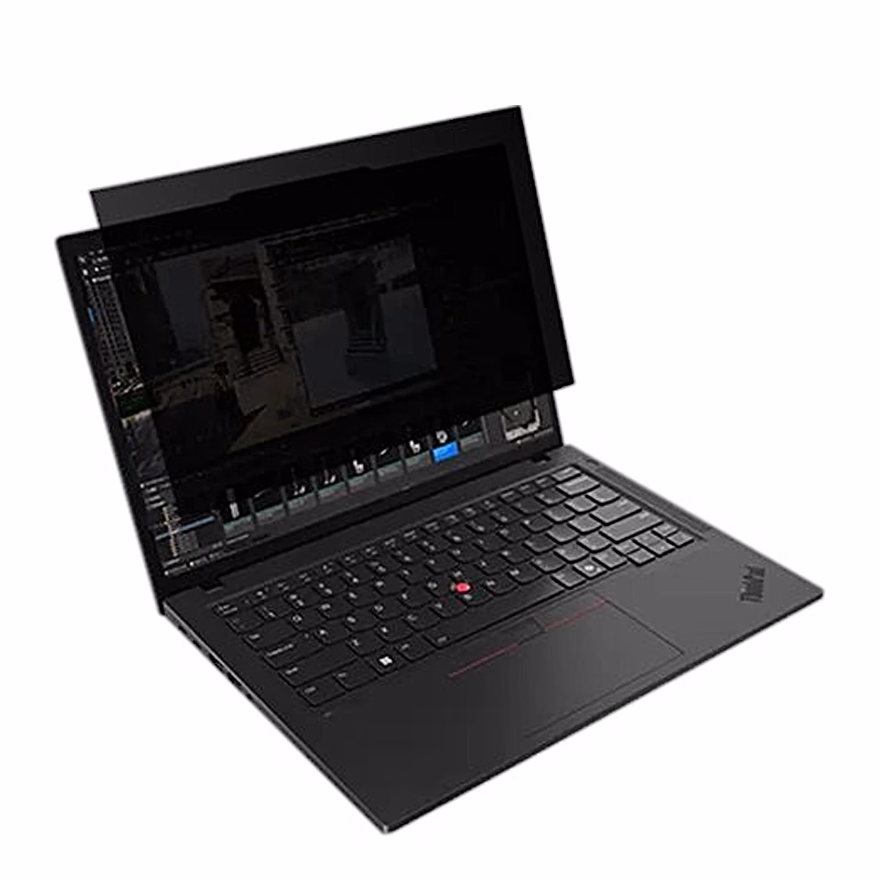 Privaatsusfilter Lenovo FP140W10 sülearvuti ekraanil, vaade küljelt
