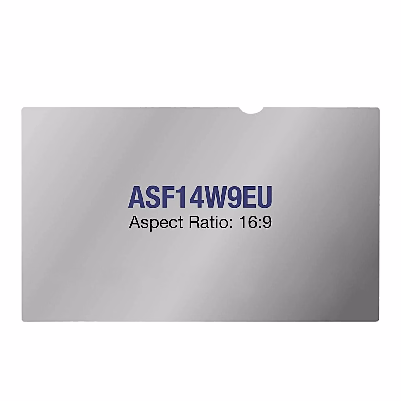 Targus ASF14W9EU privaatsusfilter eestvaates, märgitud kuvasuhe 16:9