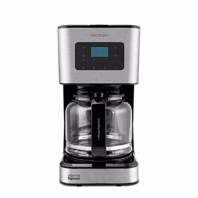 Filterkohvimasin Cecotec Coffee 66 Smart klaaskannu ja LCD-ekraaniga eestvaates
