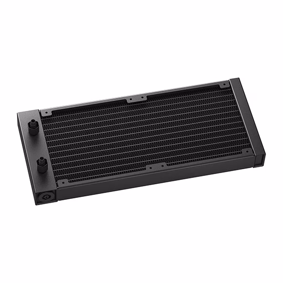 DeepCool LM240 must 240 mm alumiiniumradiaator ilma ventilaatoriteta