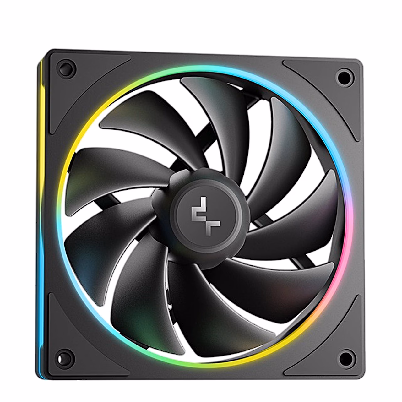 DeepCool LM240 FL12 SE ventilaator ARGB-valgusraamiga eestvaates