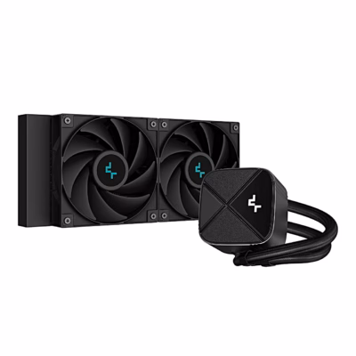 Must protsessori vesijahutus DeepCool LS520S ZERO DARK radiaatori ja pumbaga