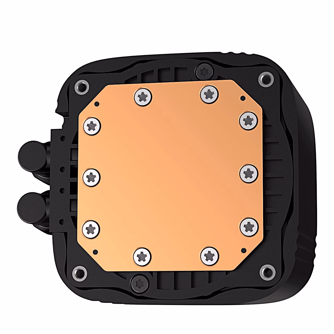 LS520S ZERO DARK pumbaploki vasest jahutusplaat altpoolt vaadatuna