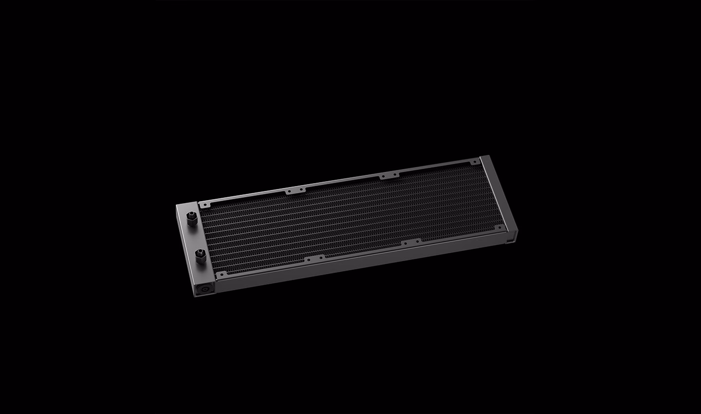 DeepCool SPARTACUS 360 must 360 mm alumiiniumradiaator ilma ventilaatoriteta