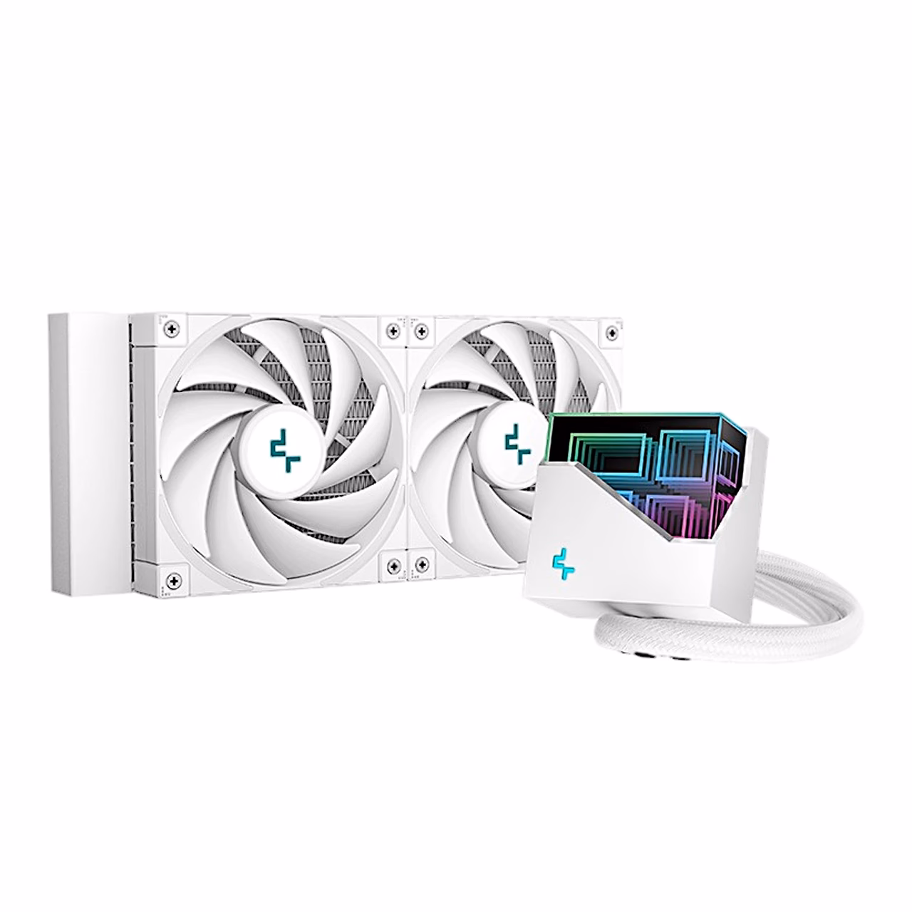 Protsessori vesijahutus DeepCool LT520 WH valge radiaatori, ventilaatorite ja pumbaga