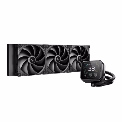 Protsessori vesijahutus DeepCool SPARTACUS 420, radiaator ventilaatoritega ja pump ekraaniga