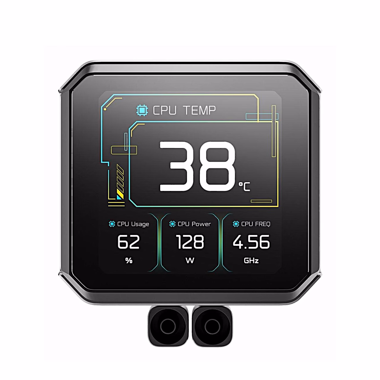 DeepCool SPARTACUS 420 pumbakaane LCD-ekraan protsessori temperatuuriga