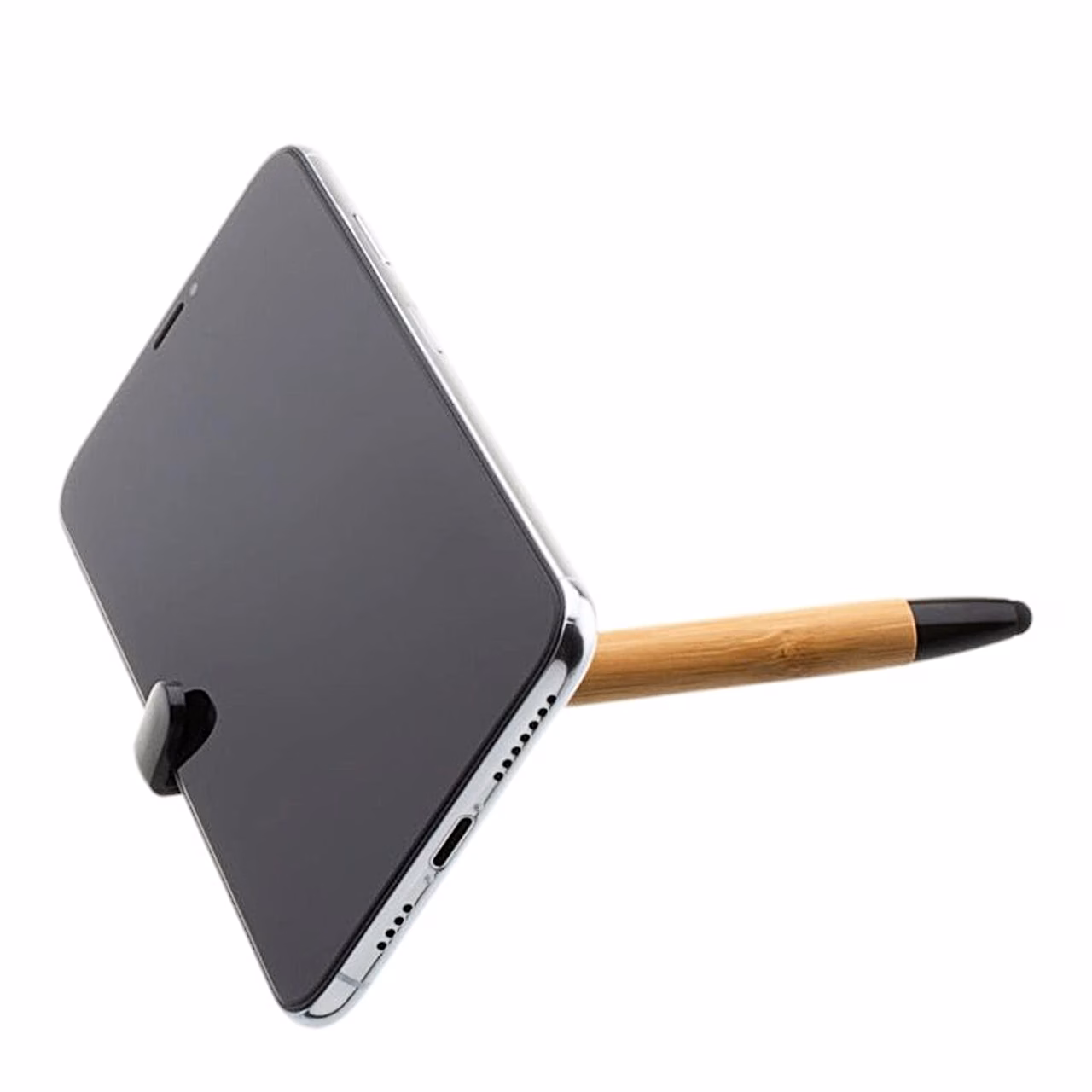Telefon toetub FIXED Pen 3 in 1 pliiatsi alusklambrile laual