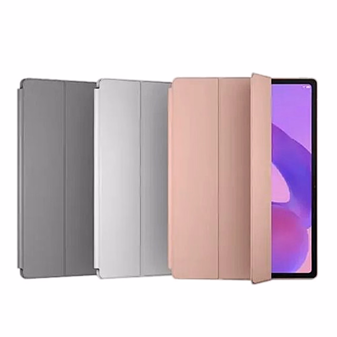 Lenovo Idea Tab Plus kaaneümbrised kolmes värvitoonis kõrvuti