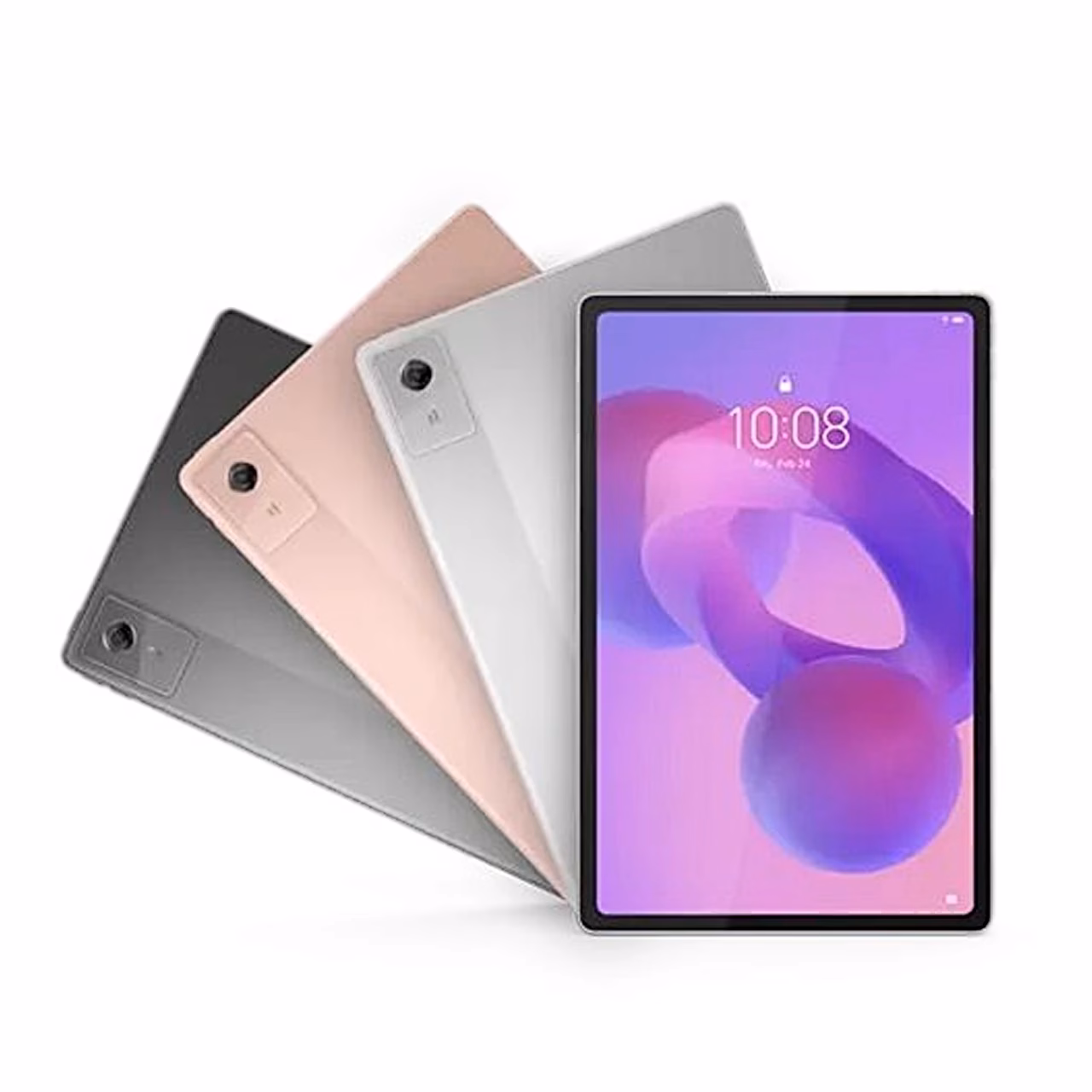 Lenovo Idea Tab Plus tahvlid kolmes värvitoonis lehvikuna