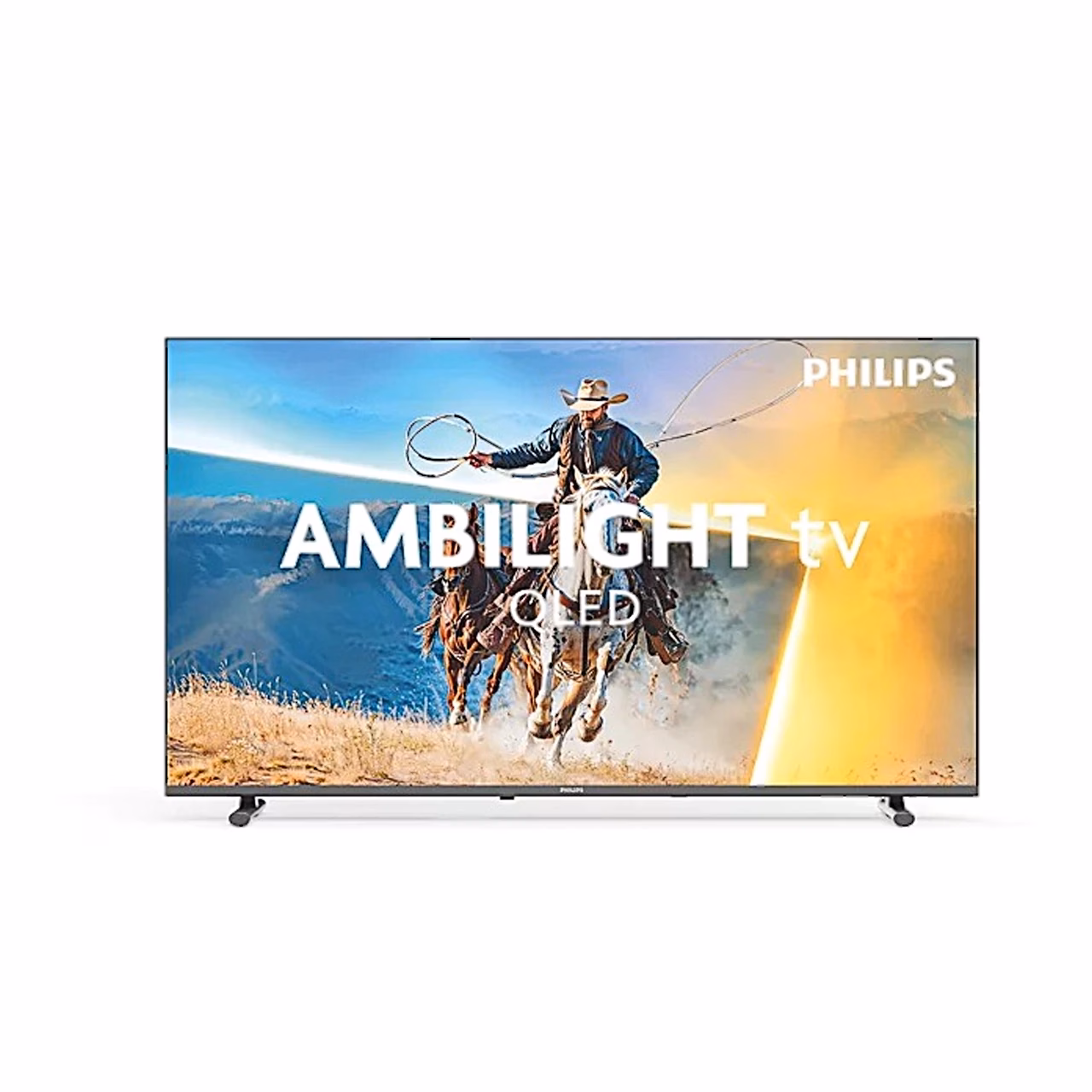 Philips 40PQS6901/12 Ambilight-teler eestvaates, ekraanil ratsanik