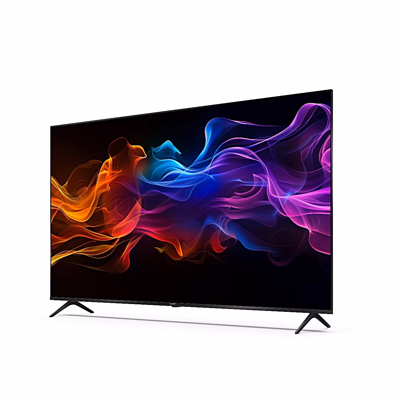 Sharp 65HP5265E QLED-teler paremalt nurga alt vaadatuna jalgadel