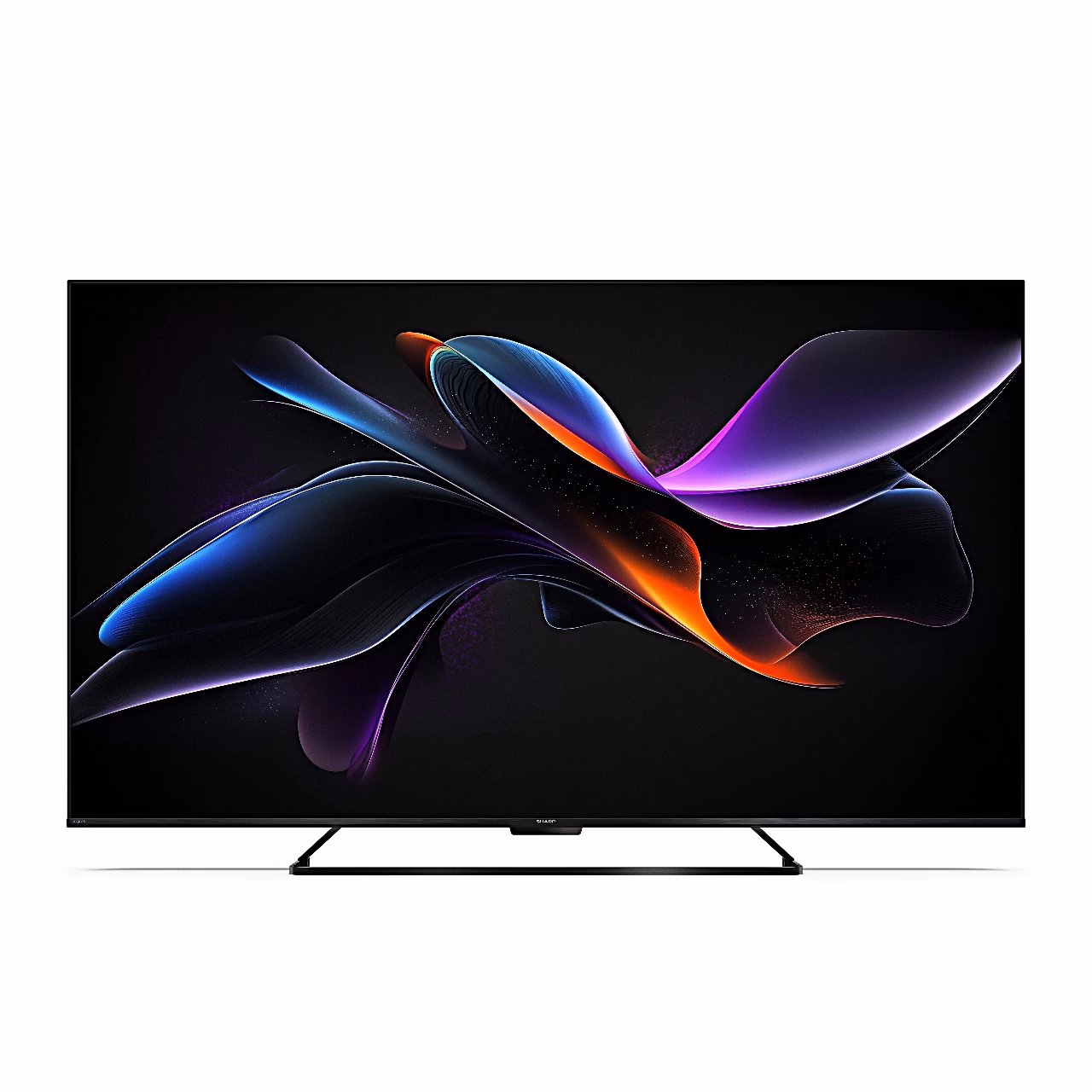 4K teler Sharp 65HR7265E eestvaates kesksel metallalusel