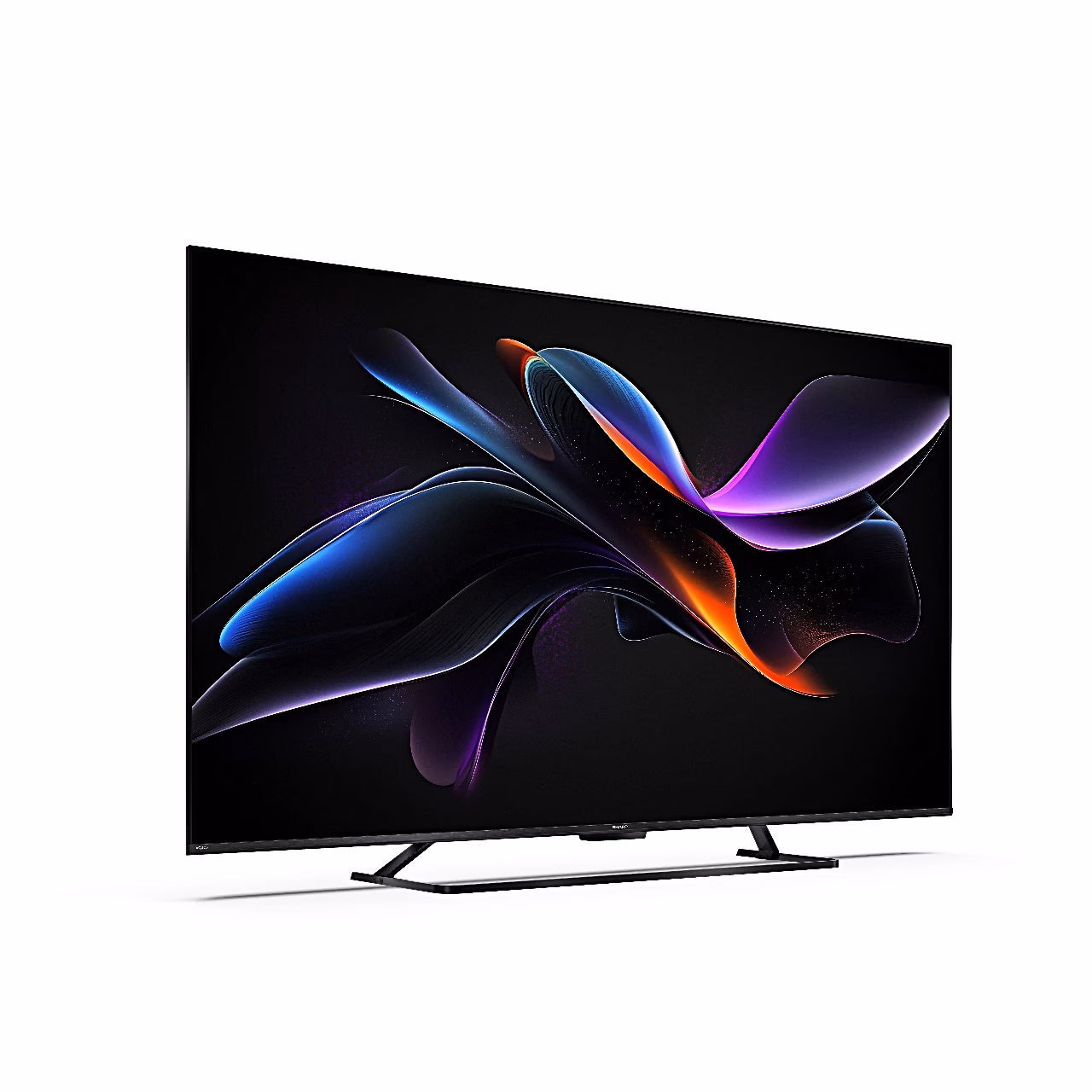 Sharp 65HR7265E QLED-teler vasakult nurga alt vaadatuna alusel