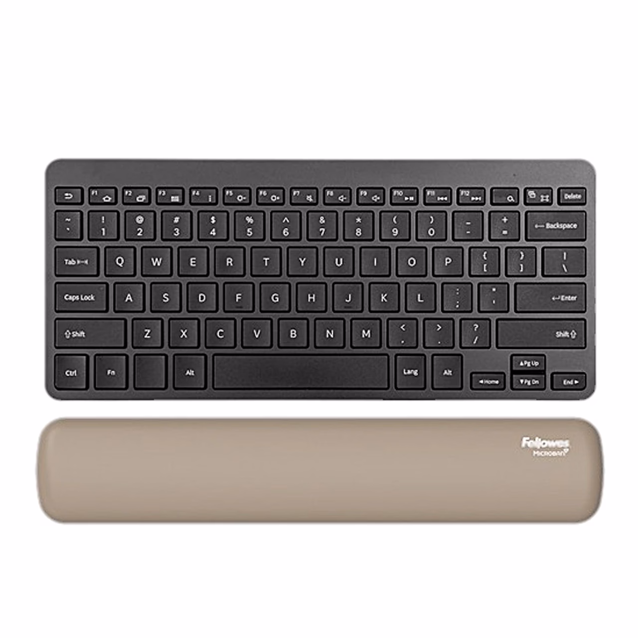 Klaviatuuri käetugi Fellowes Breyta Compact musta klaviatuuri all