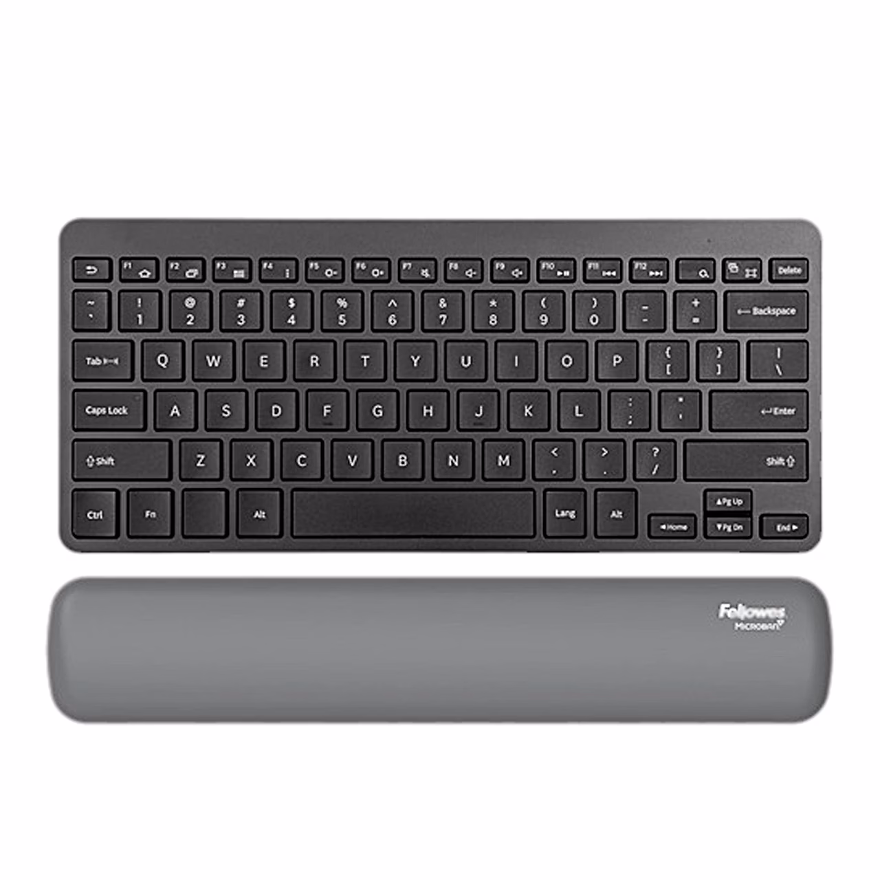 Fellowes Breyta Compact TKL randmetugi musta kompaktse klaviatuuri ees