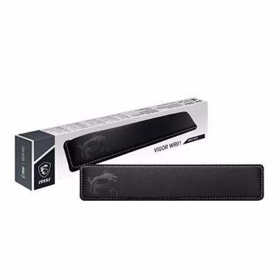 MSI Vigor WR01 must randmetugi klaviatuurile karbi ees, draakonilogoga
