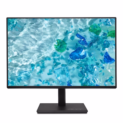 Must arvutimonitor Acer Vero B247Y G eestvaates nelinurkse jalaga alusel