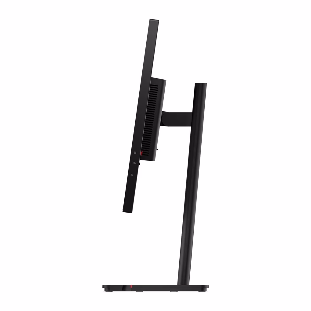 Lenovo ThinkVision T27Q-40 profiil paremalt, paneel kõrgeimas asendis