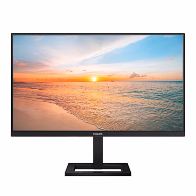 Arvutimonitor Philips 27E1N1800AE eestvaates musta jalusega