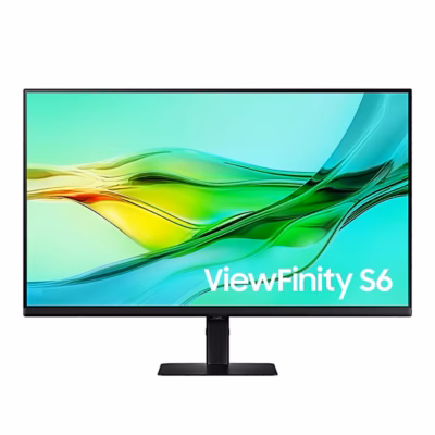 Arvutimonitor Samsung ViewFinity S6 LS32D600UAUXEN eestvaates reguleeritava alusega