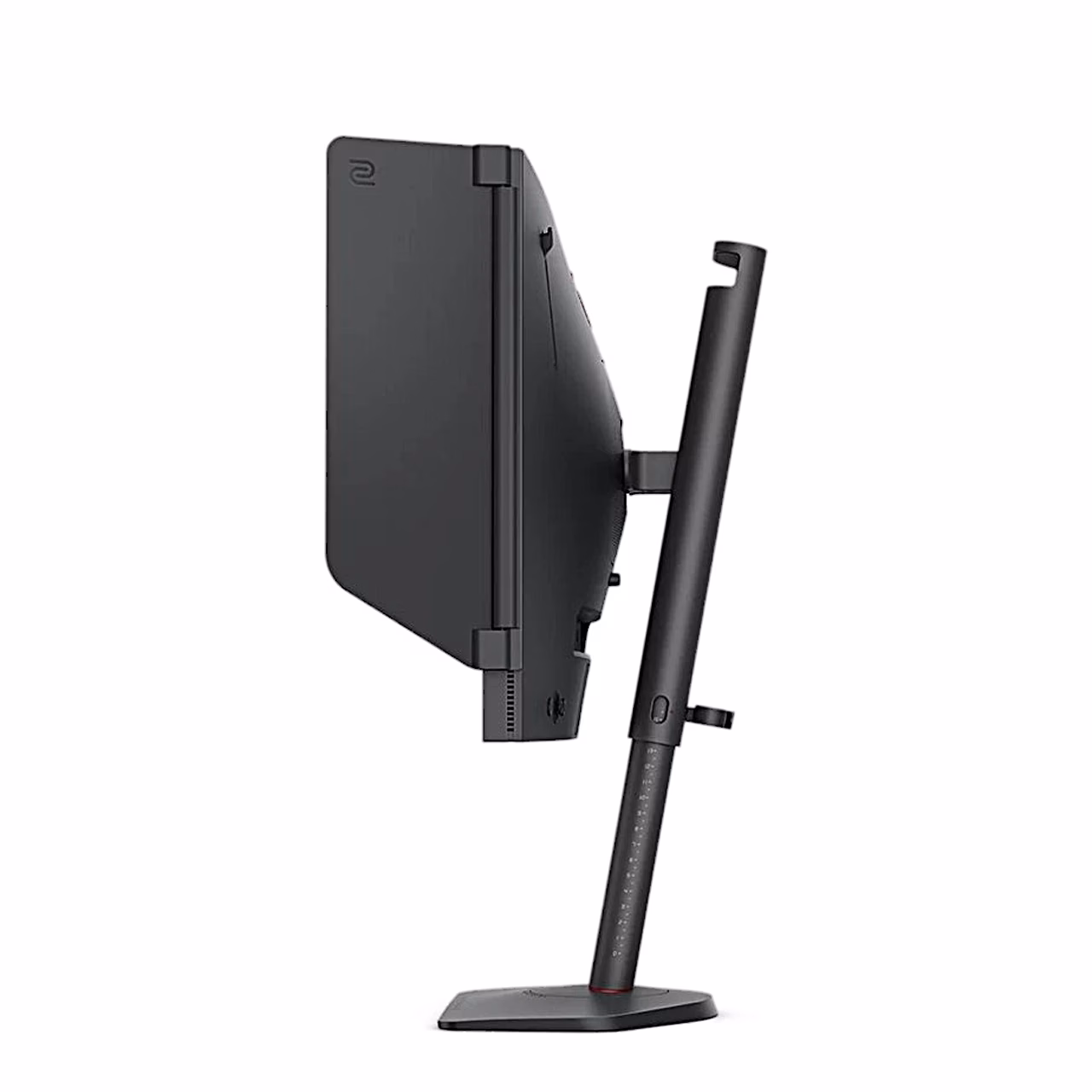 BenQ ZOWIE XL2540X+ kuvar profiilis, reguleeritava kõrgusega alus