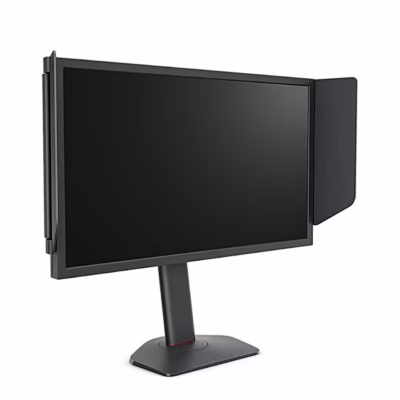 Mängurimonitor BenQ ZOWIE XL2546X+ külgvarjestustega, vaade vasakult eest