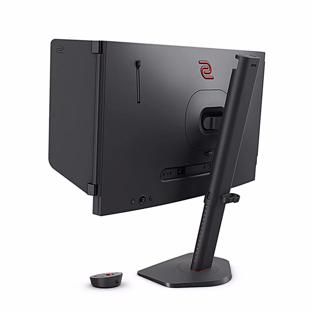 BenQ ZOWIE XL2546X+ monitori tagakülg ja ühenduspesad nurga alt