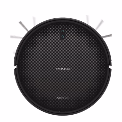 Must robottolmuimeja Cecotec Conga M10 Advance pealtvaates kahe külgharjaga