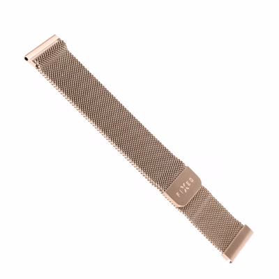 Sirgeks laotud kuldne roostevabast terasest kellarihm FIXED Mesh Strap