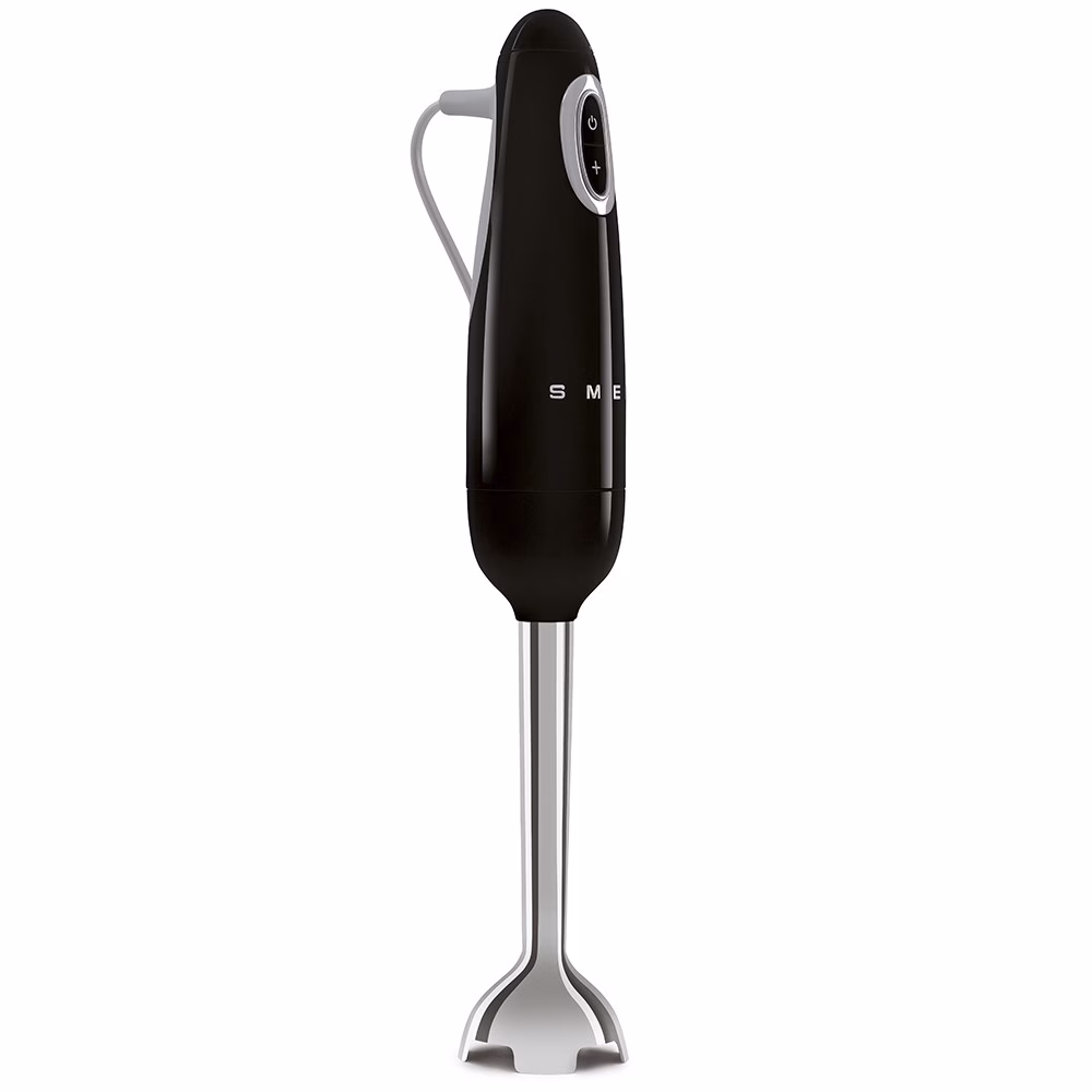 Saumikser Smeg HBF11BLEU nurga alt, nähtavad ON/OFF- ja TURBO-nupp