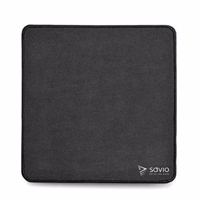 Savio Black Edition Precision Control S 25x25 cm roheline mängurihiirematt õmmeldud servade ja libisemisvastase põhjaga