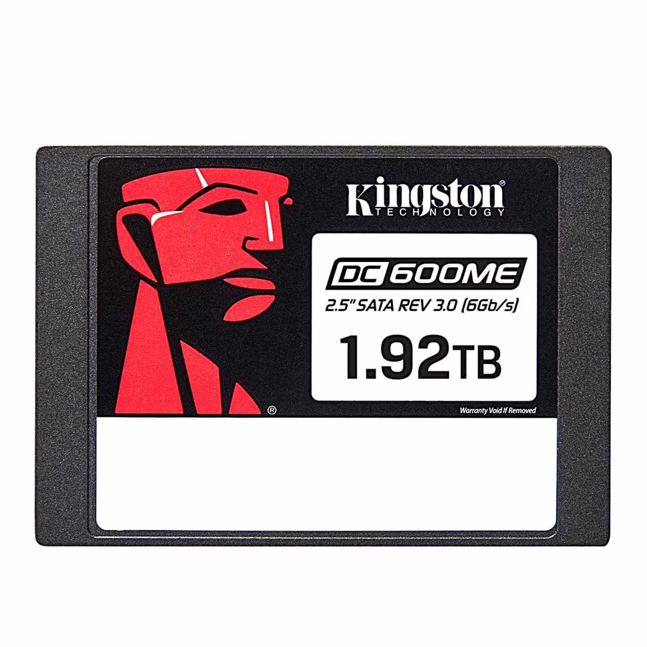 Kingston DC600ME 1,92 TB serveri SSD-ketas otse eest koos sildiga