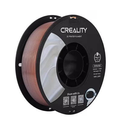 Creality CR-Silk vikerkaarevärvilise siidja filamendi pool külgvaates