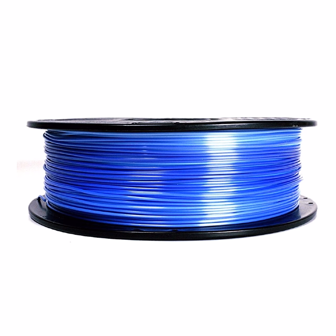 Helesinise ja tumesinise läikega PLA-filament Flashforge Silk Ice külgvaates