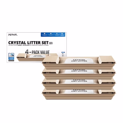 Neli PETKIT Crystal Litter C01 kassiliiva kassetti ja komplekti karp